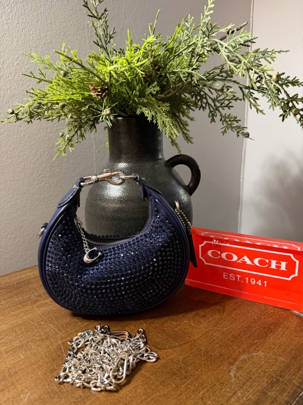 Coach Jonie Mini Bag with Crystals - Picture 11 of 12